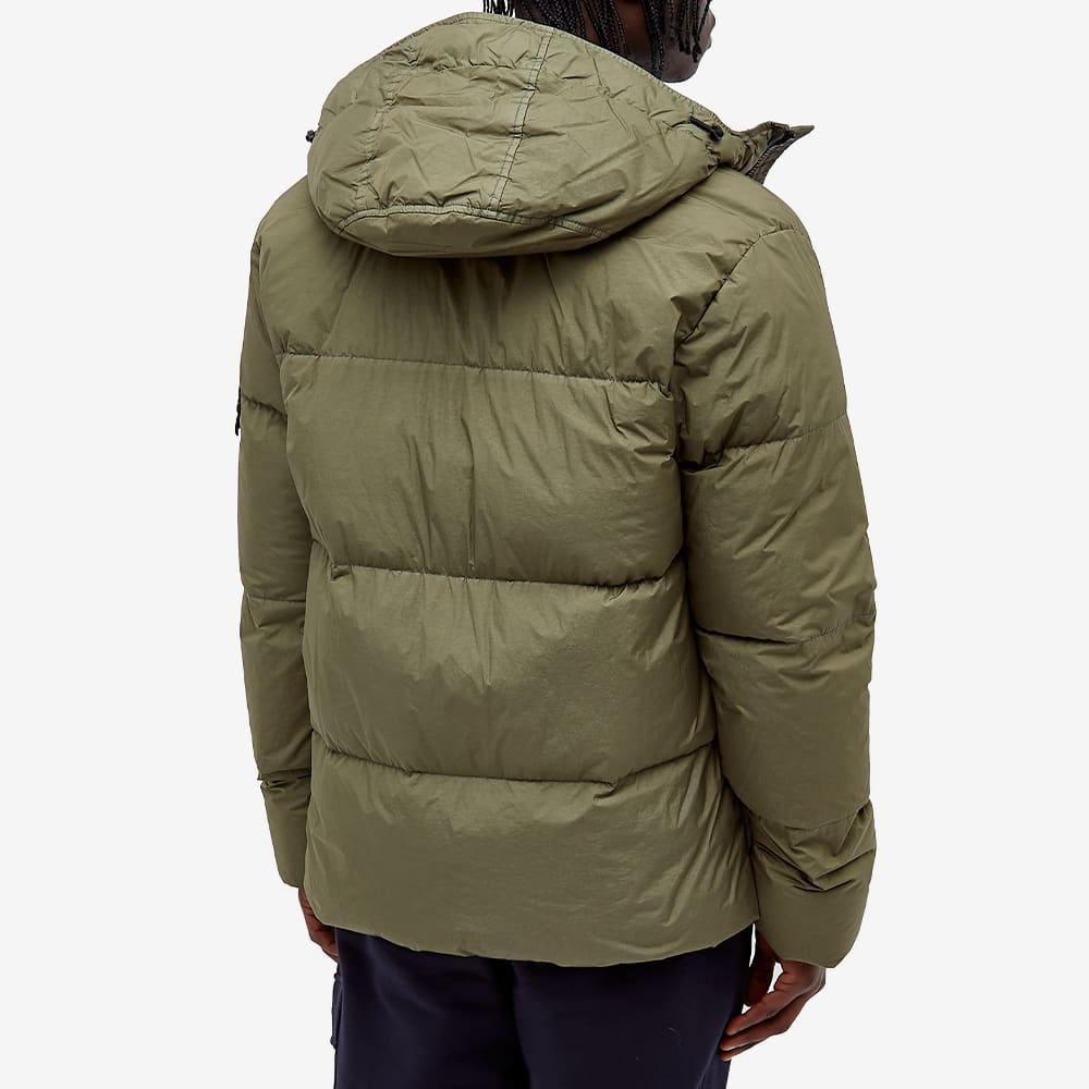 Stone Island Garment Dyed Crinkle Reps Hooded Down Jacket - 6