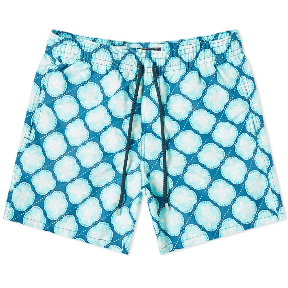 Vilebrequin Moorea Turtle Dobby Print Swim Short - 1