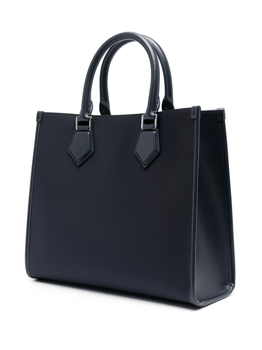 logo-embossed canvas tote bag - 3
