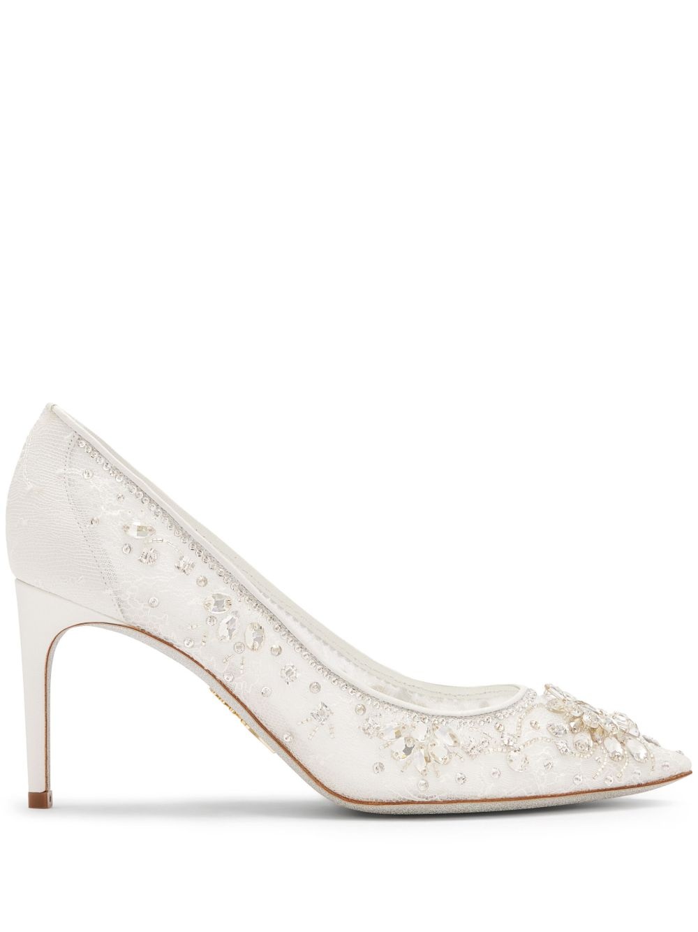 crystal-embellished pumps - 1