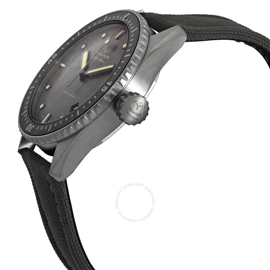 Blancpain Fifty Fathoms Automatic Grey Dial Men's Watch 5000 1210 G52A - 2