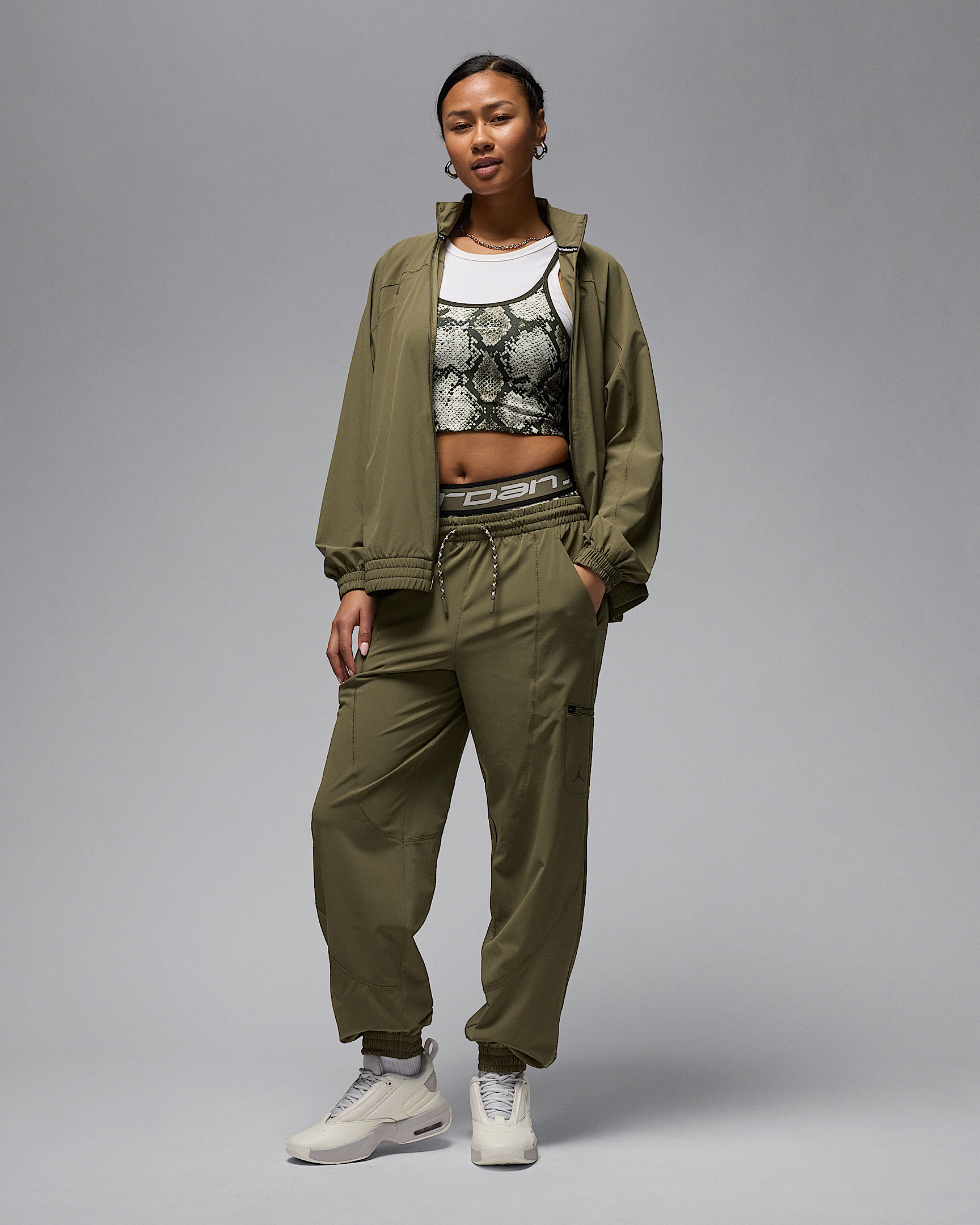 Jordan Sport Women's Printed Cropped Tank - 7