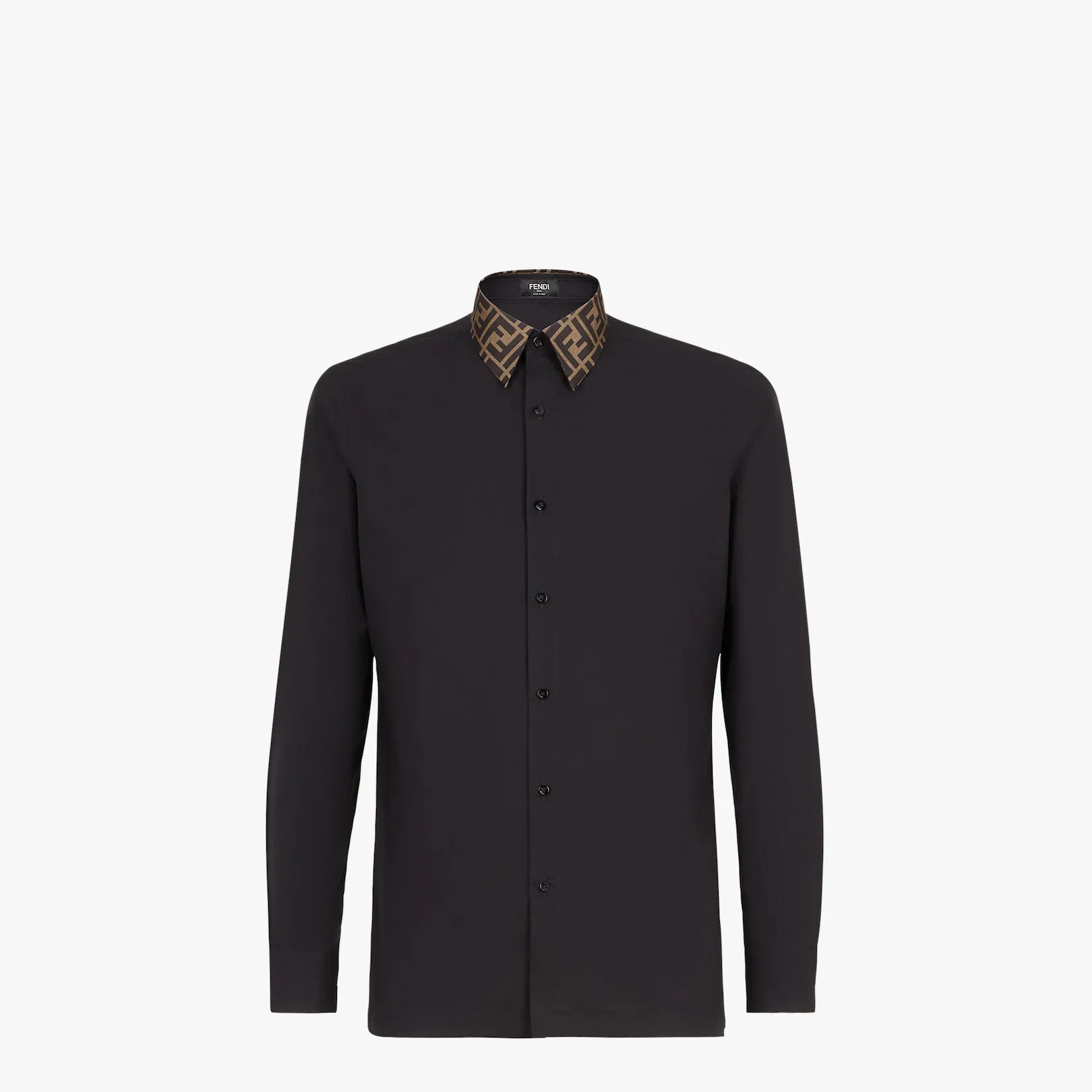 Black cotton shirt - 1