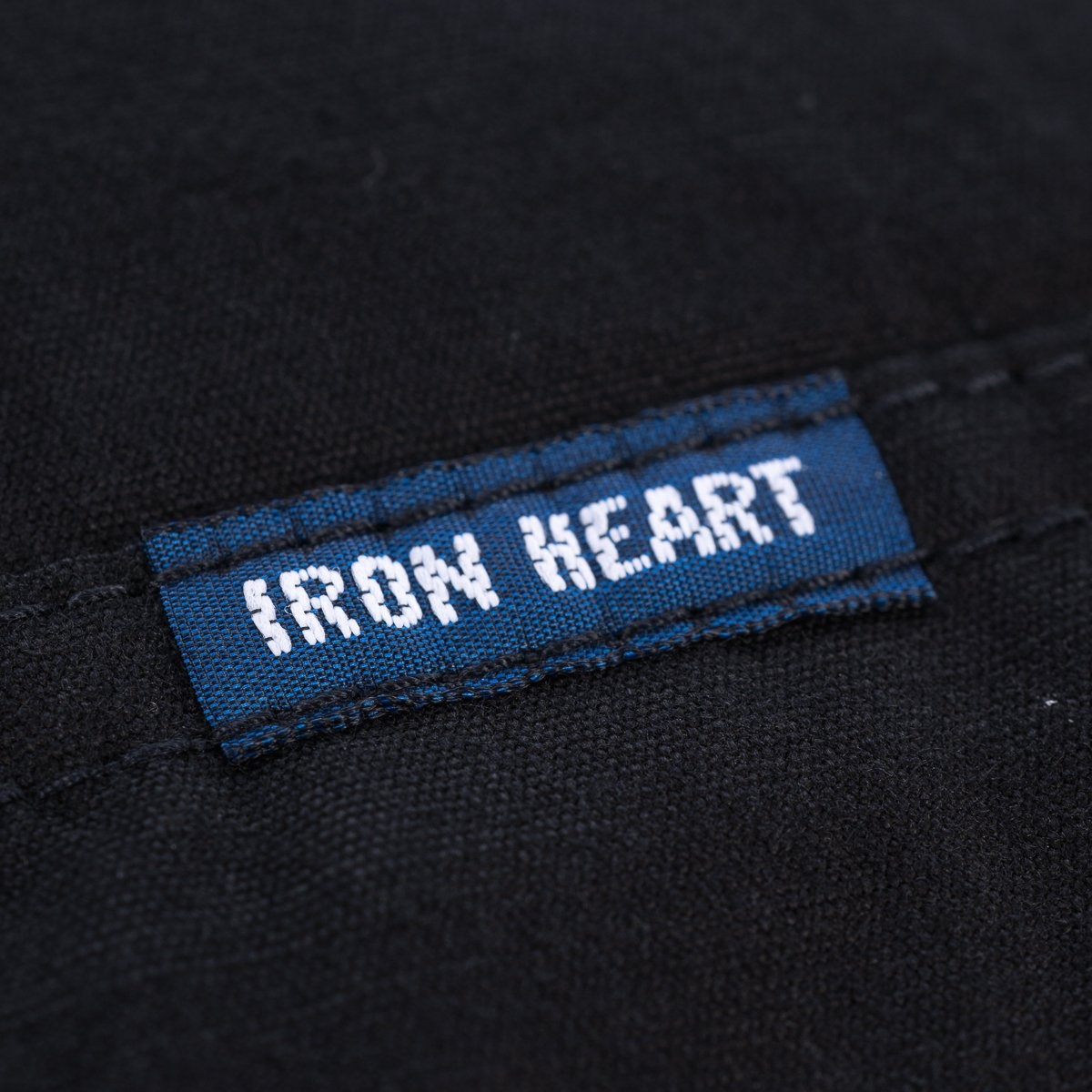 IHSH-394-BLK 7oz Fatigue Cloth Western Shirt - Black - 10