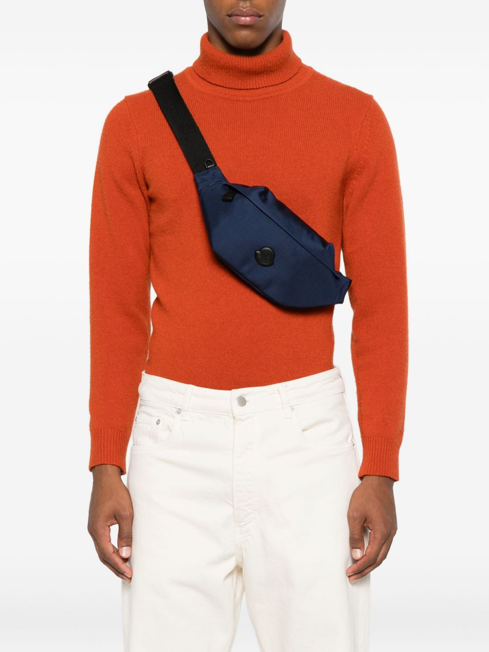 logo-patch belt bag - 2