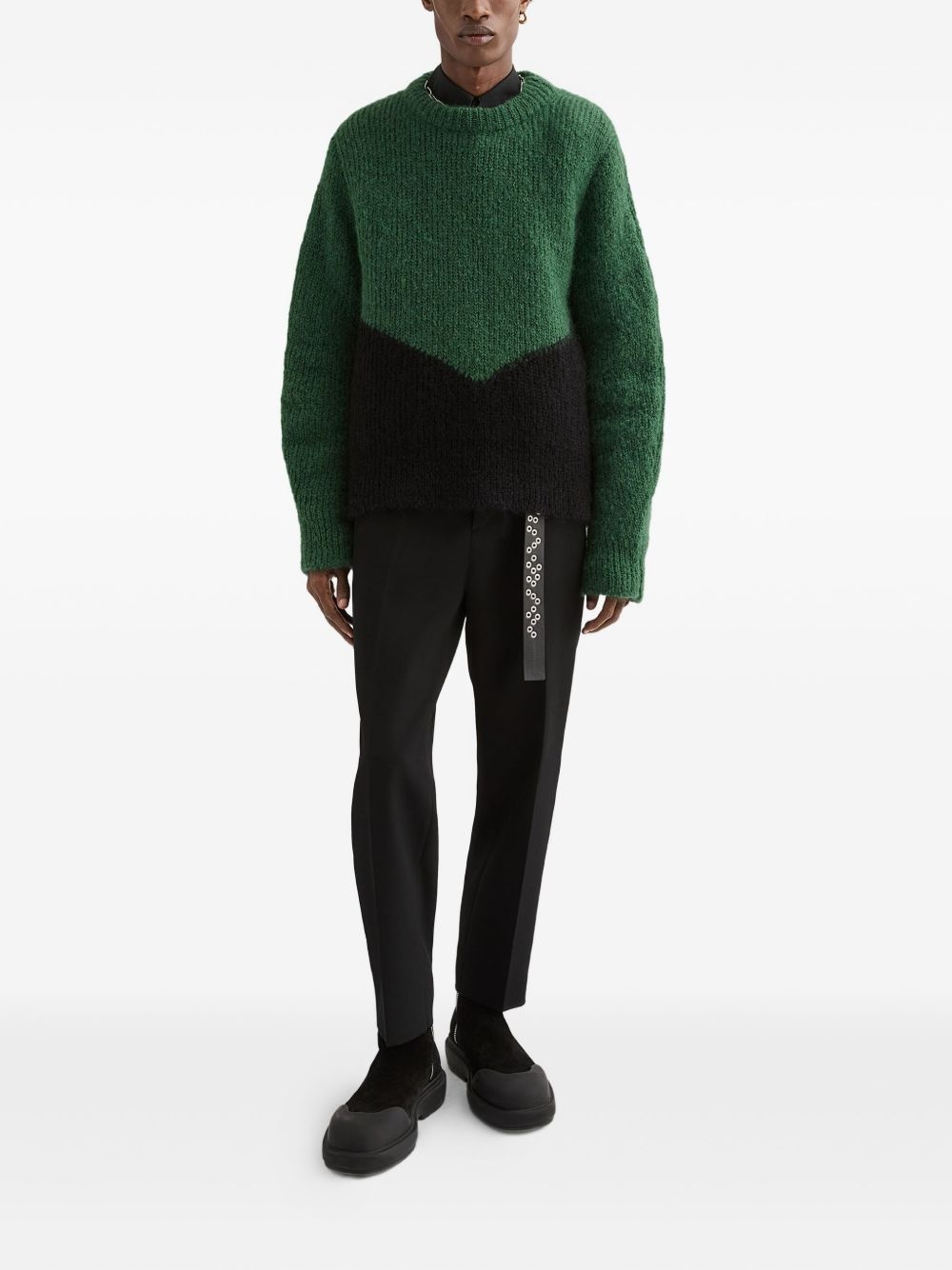 colourblock sweater - 2
