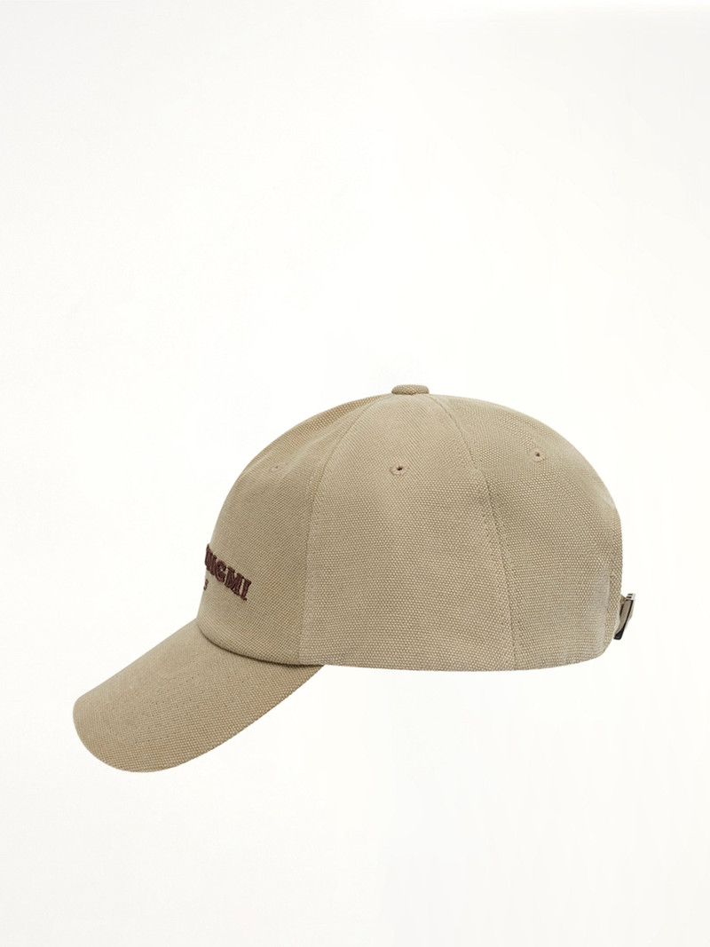 Wooyoungmi Denim Cap in Beige outlook