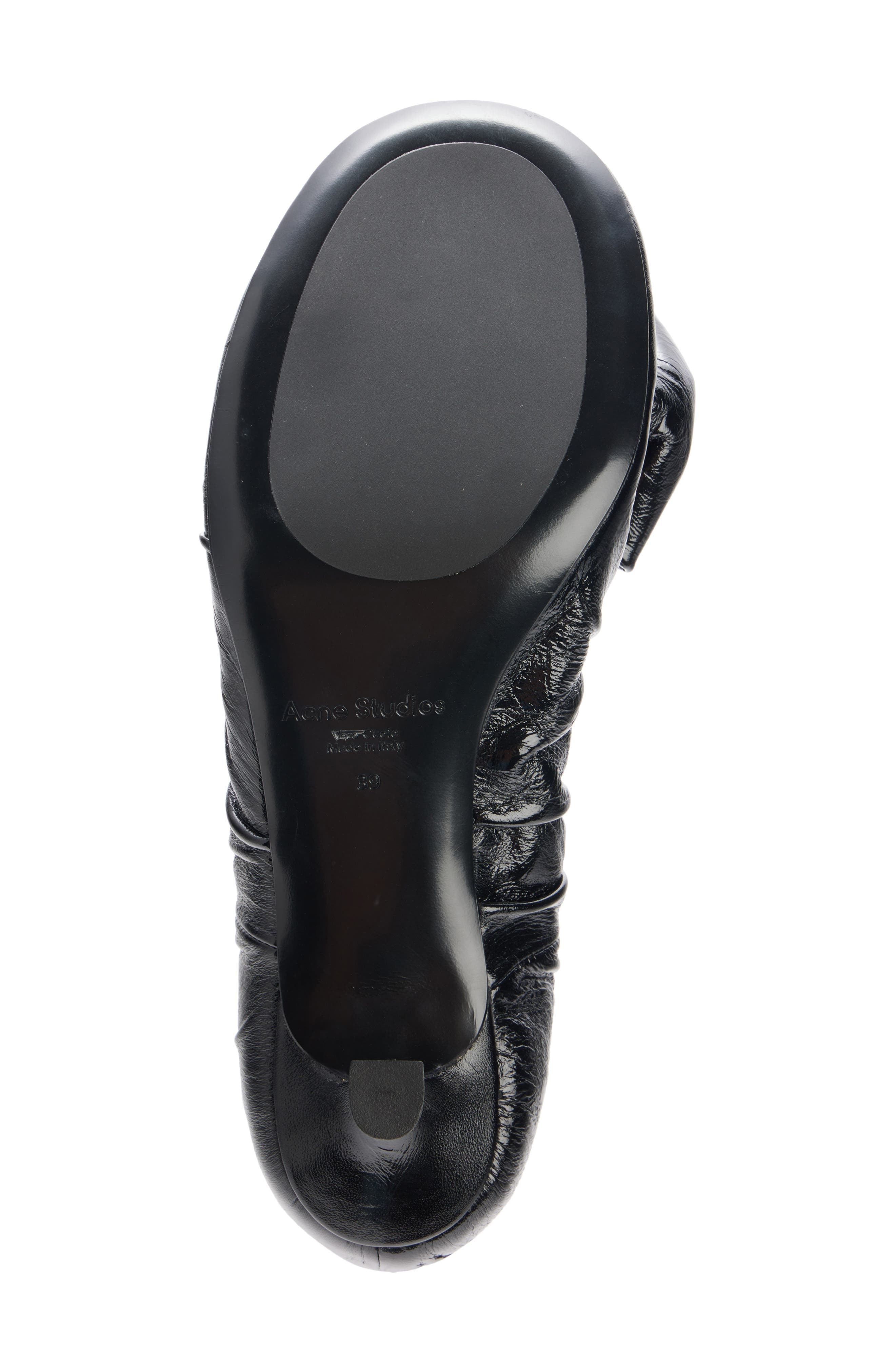 Acne Studios Bictoria Bow Ballet Pump in Black at Nordstrom - 5