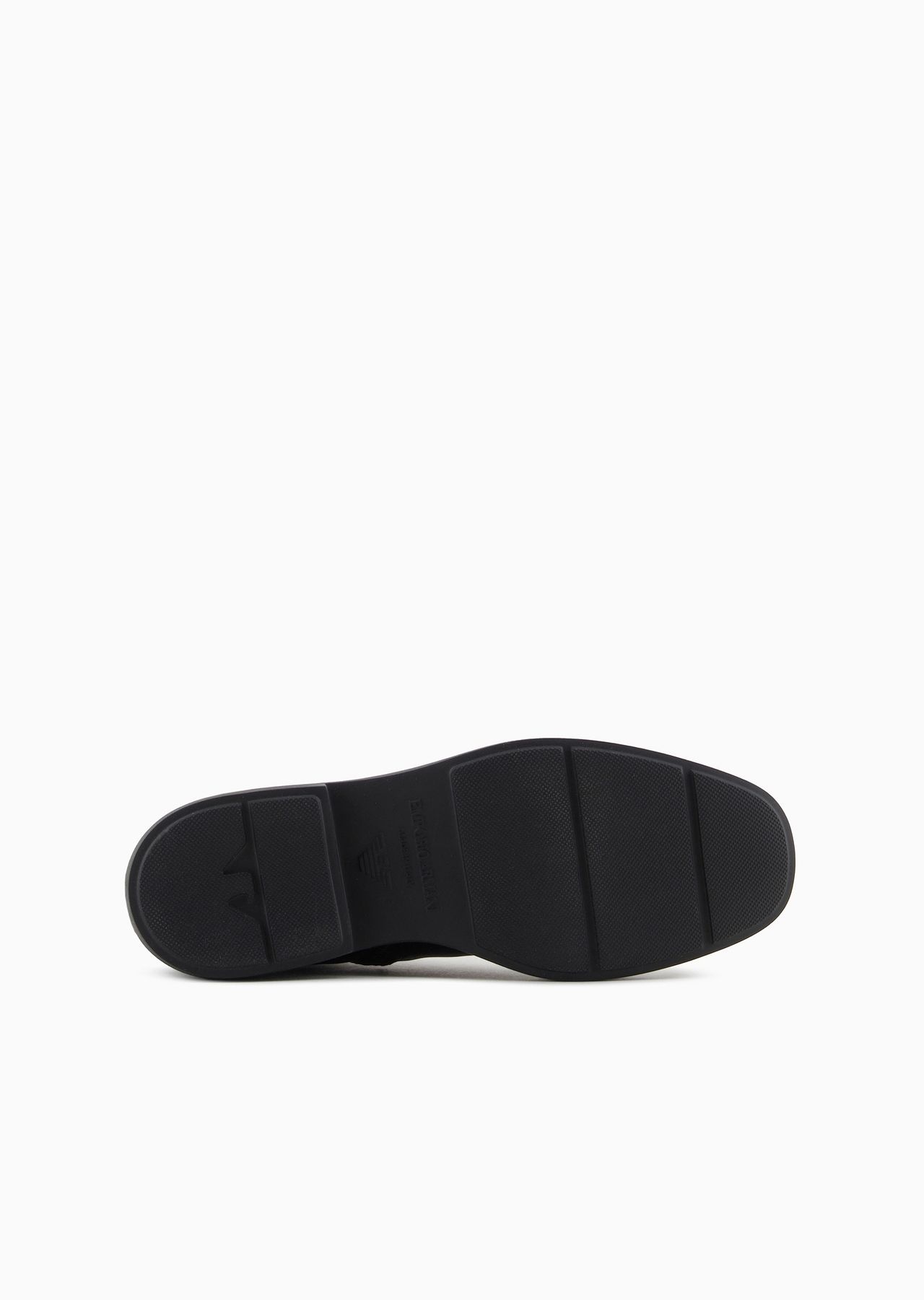 Leather lace-up ankle boots with Icon logo strap - 5