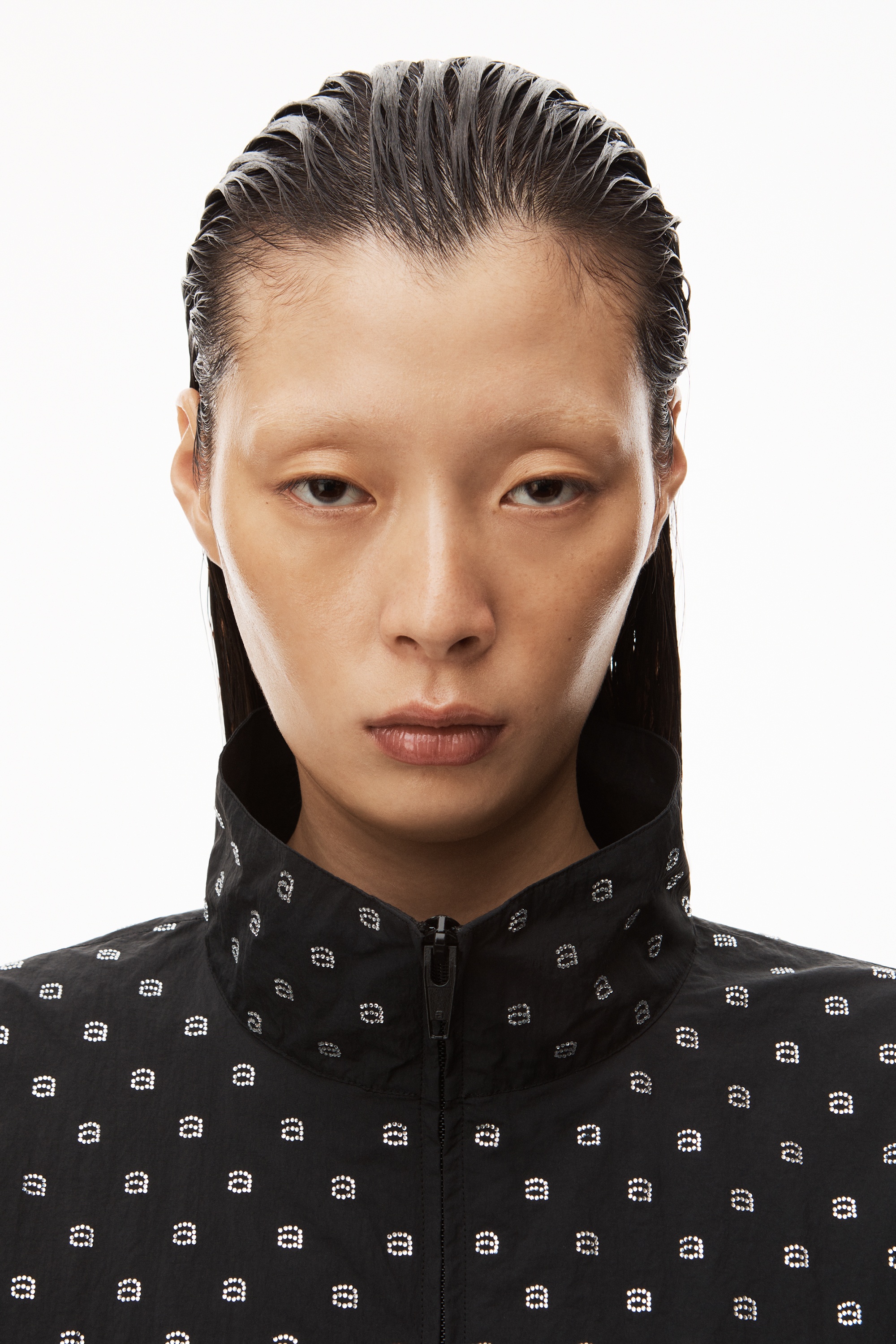 HOTFIX COACHES JACKET IN CRINKLE NYLON - 5