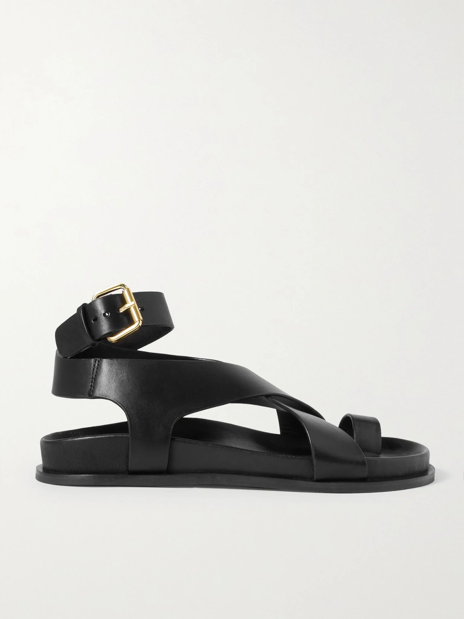 Jalen leather sandals Black - 1