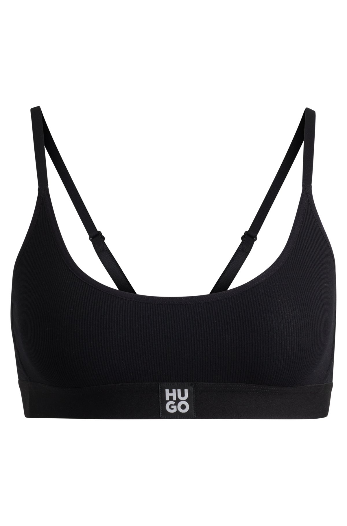 STRETCH-MODAL BRALETTE WITH LOGO WAISTBAND - 1