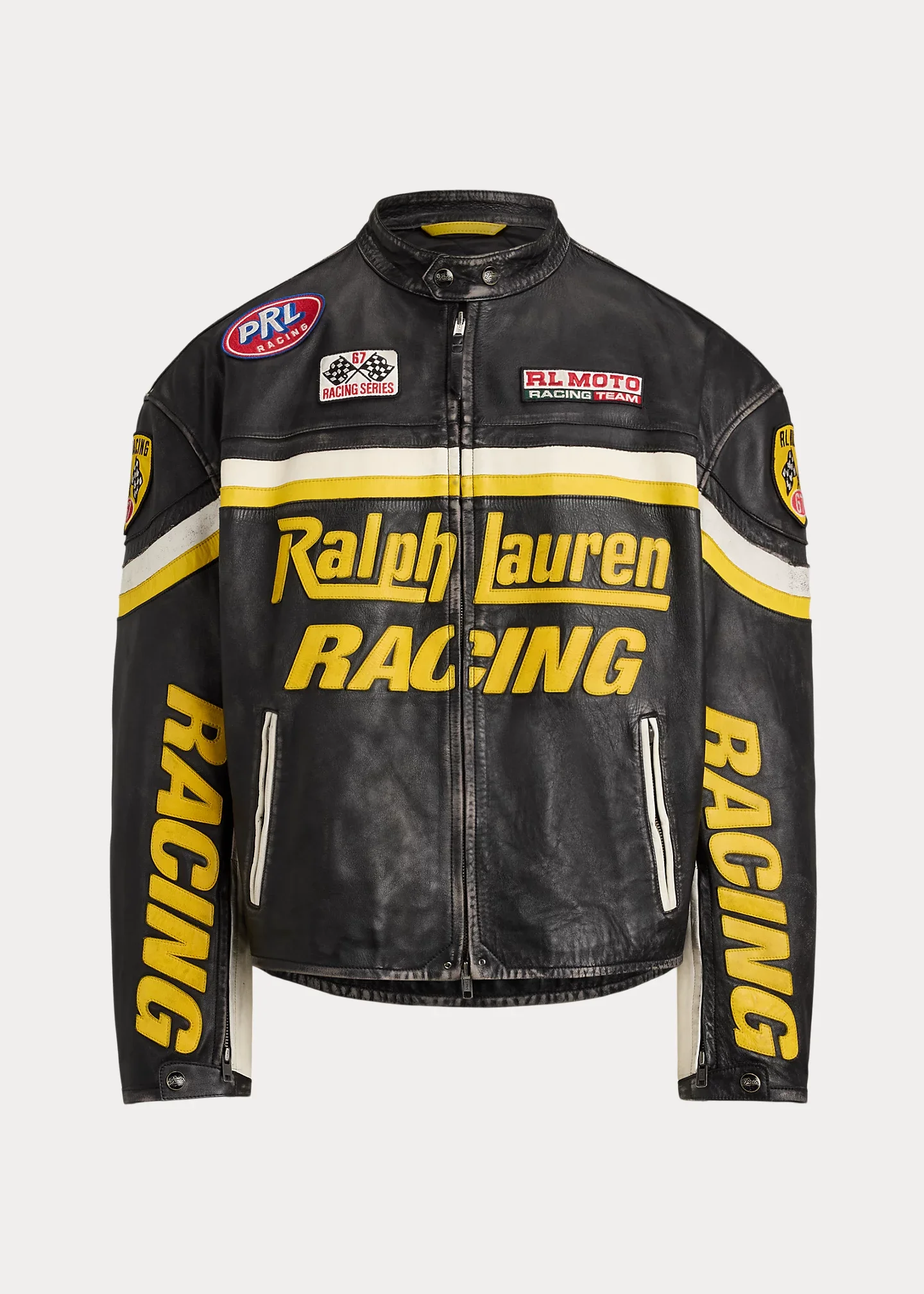 Leather Racing Jacket - 1