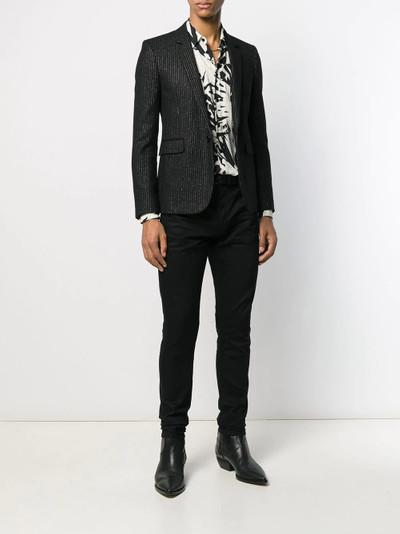 SAINT LAURENT Jungle Flower long-sleeved shirt outlook