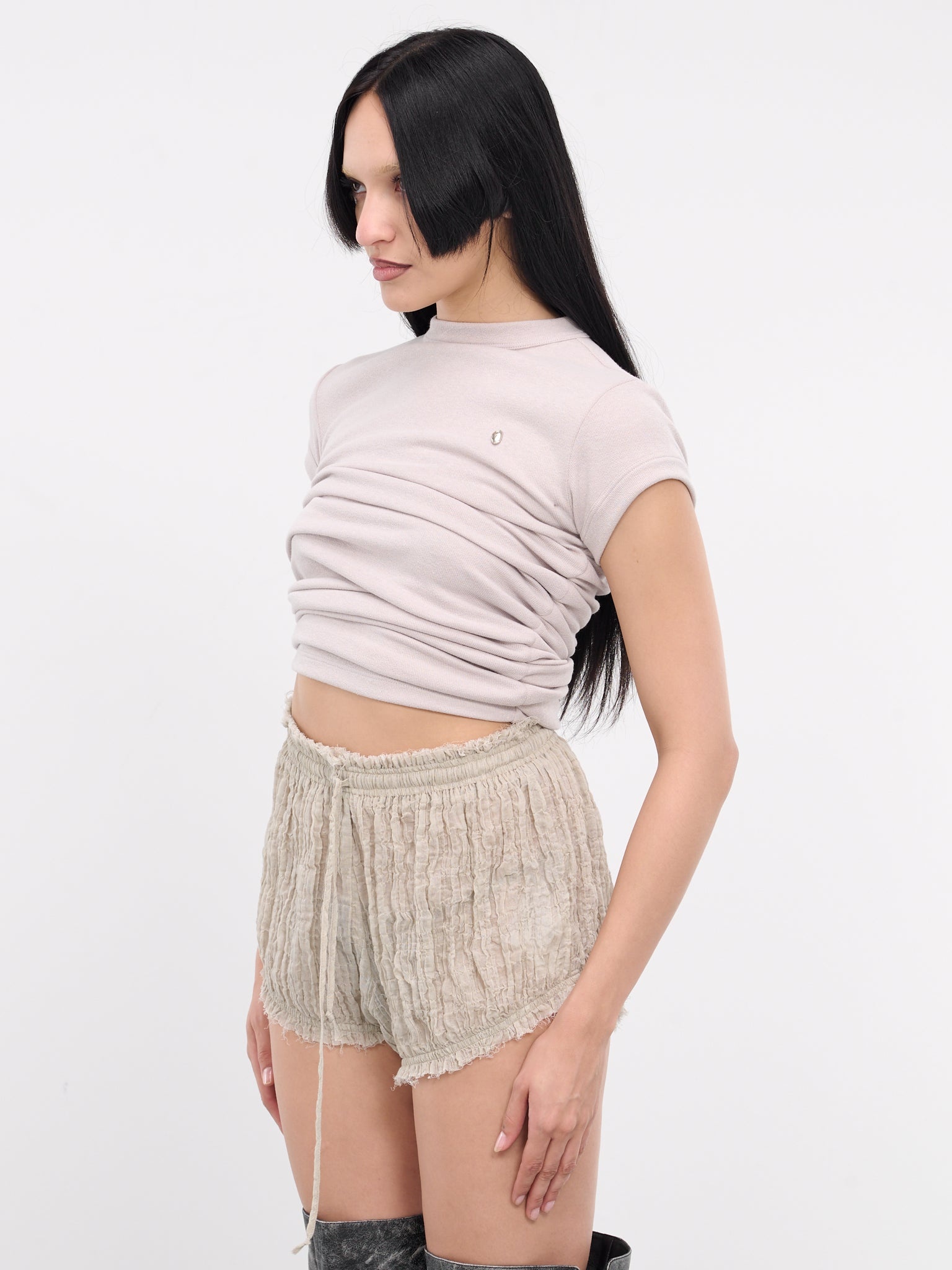 Ruched Core Tee - 2