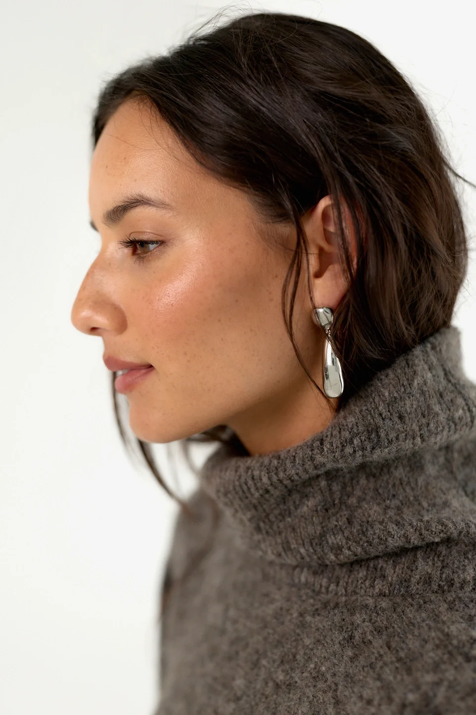 Iconic Sterling Silver Plated Earrings - 1