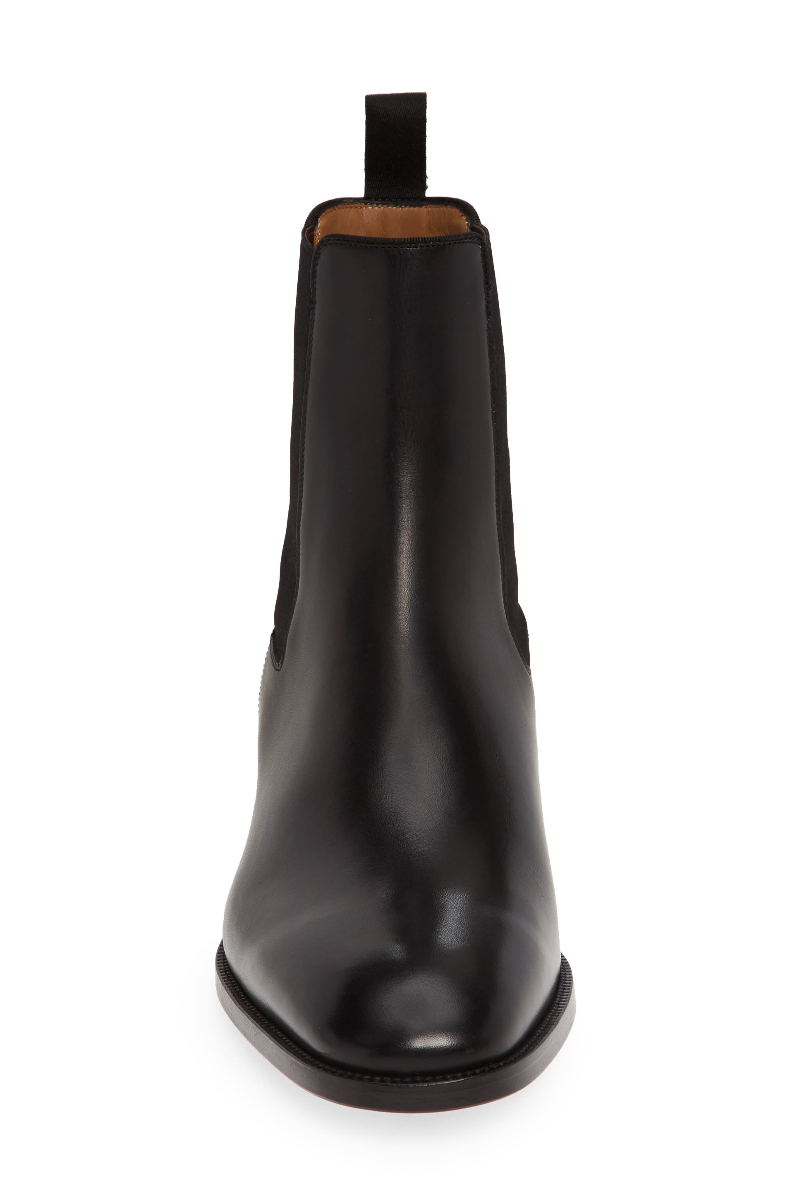 Christian Louboutin Samson Chelsea Boot in Bk01 Black at Nordstrom - 4
