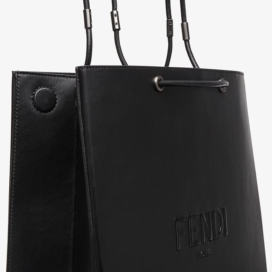 Black leather bag - 5