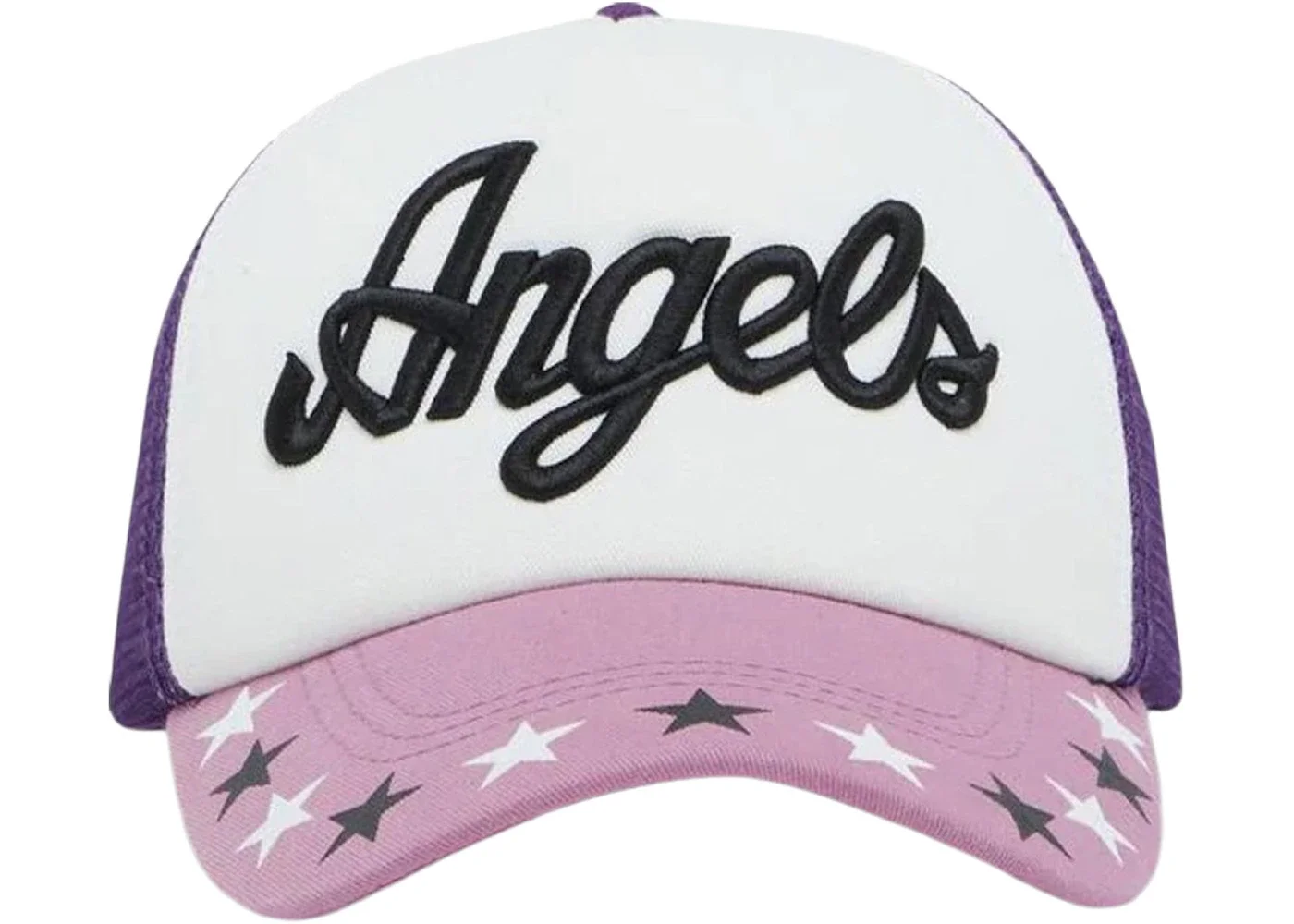 Palm Angels Star Trucker Cap Lilac/Black - 1