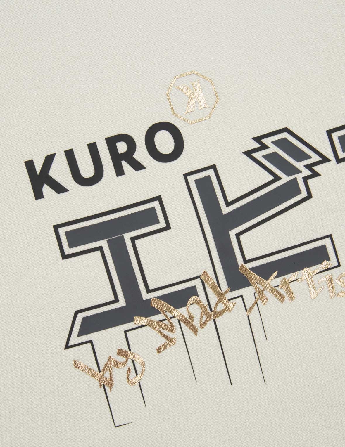 Graffiti Effect Logo and Slogan Print T-shirt - 9