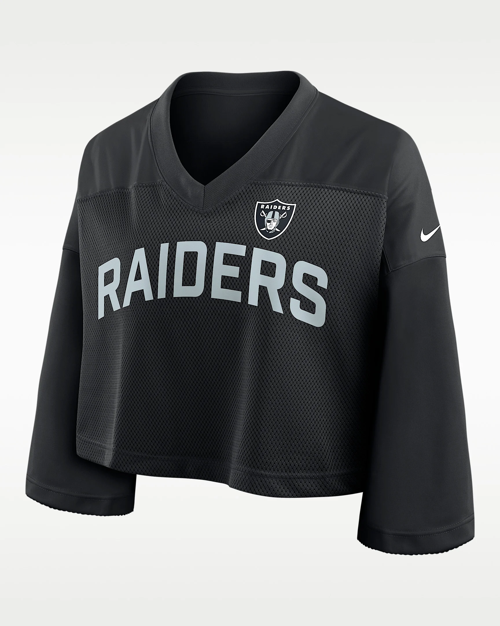 Las Vegas Raiders Wide Receiver Jersey Fashion Women's Nike Dri-FIT NFL Cropped Top - 1