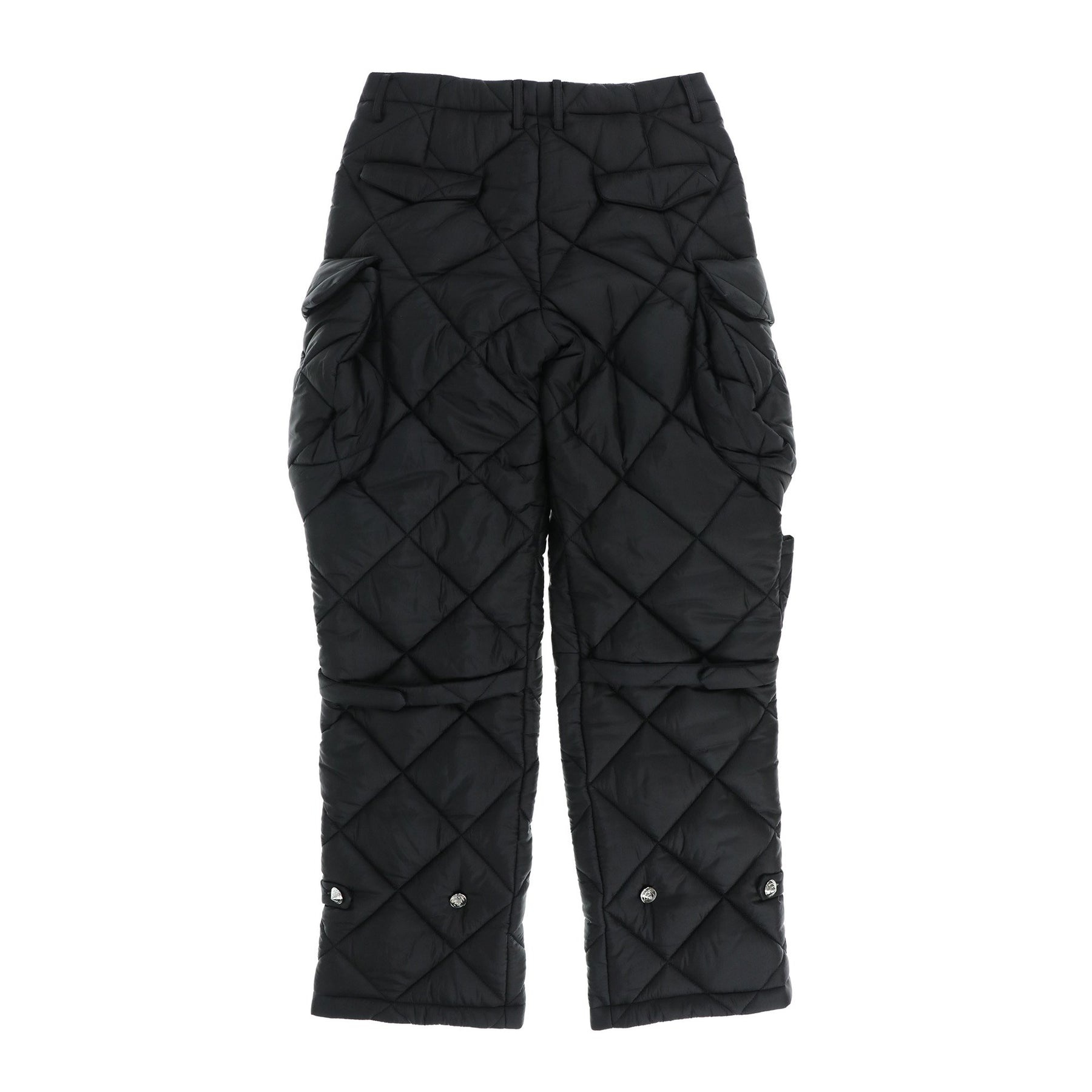 QUIRTING CARGO PANTS / BLK - 2