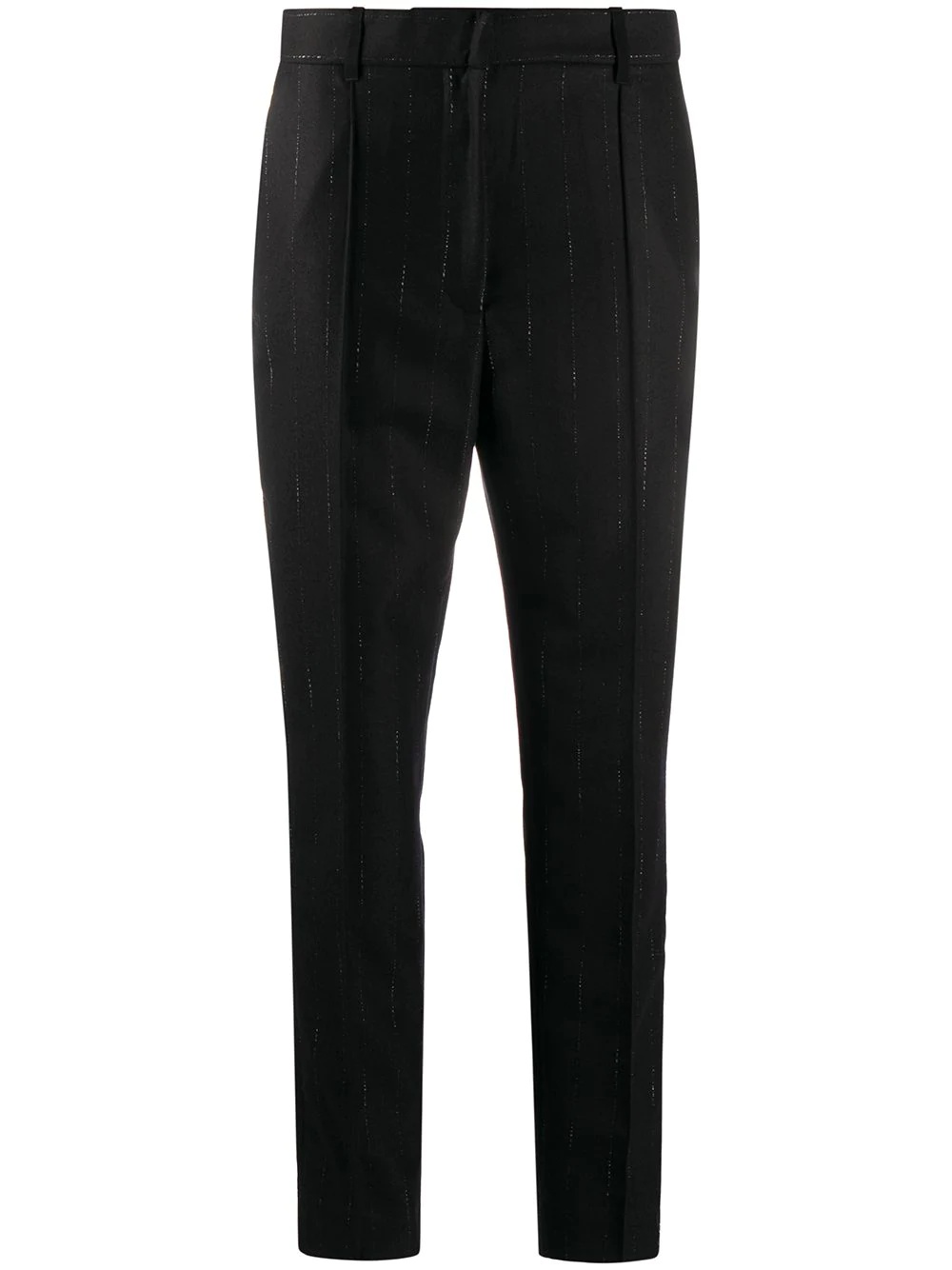 low-waist tapered trousers - 1