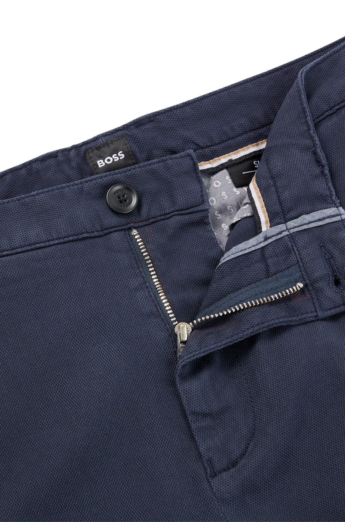 SLIM-FIT SHORTS IN A COTTON BLEND - 6