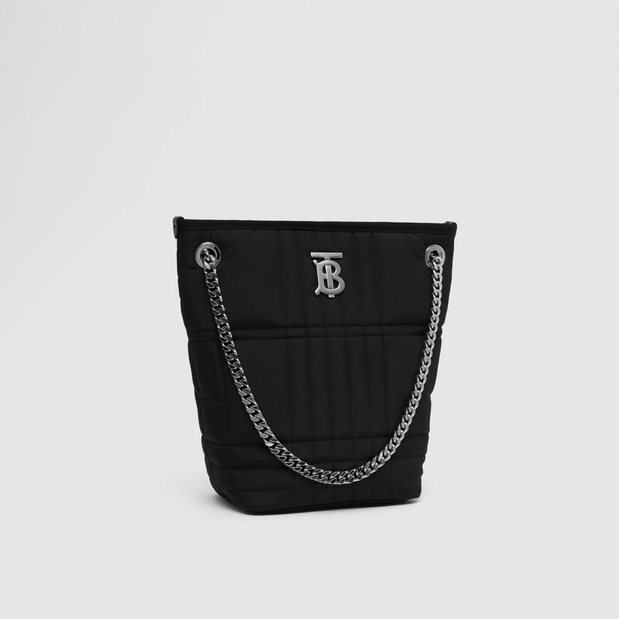 Quilted Fabric Small Lola Bucket Bag - 7