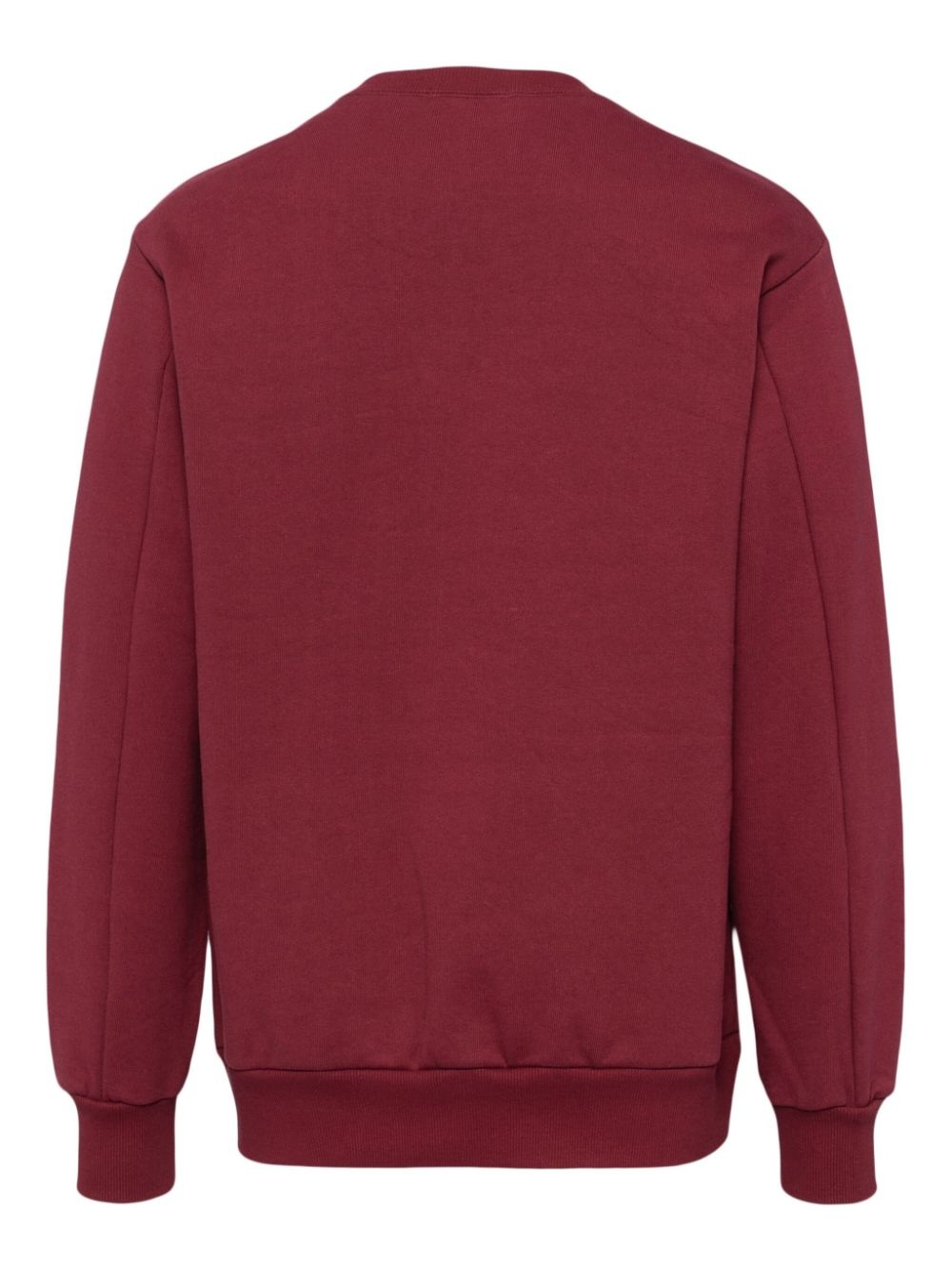 logo-print cotton sweatshirt - 2