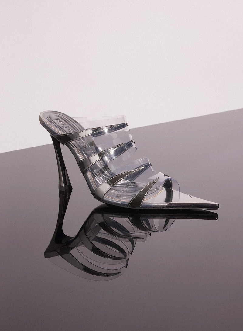 chrome leather fang 95 spike sandals 5