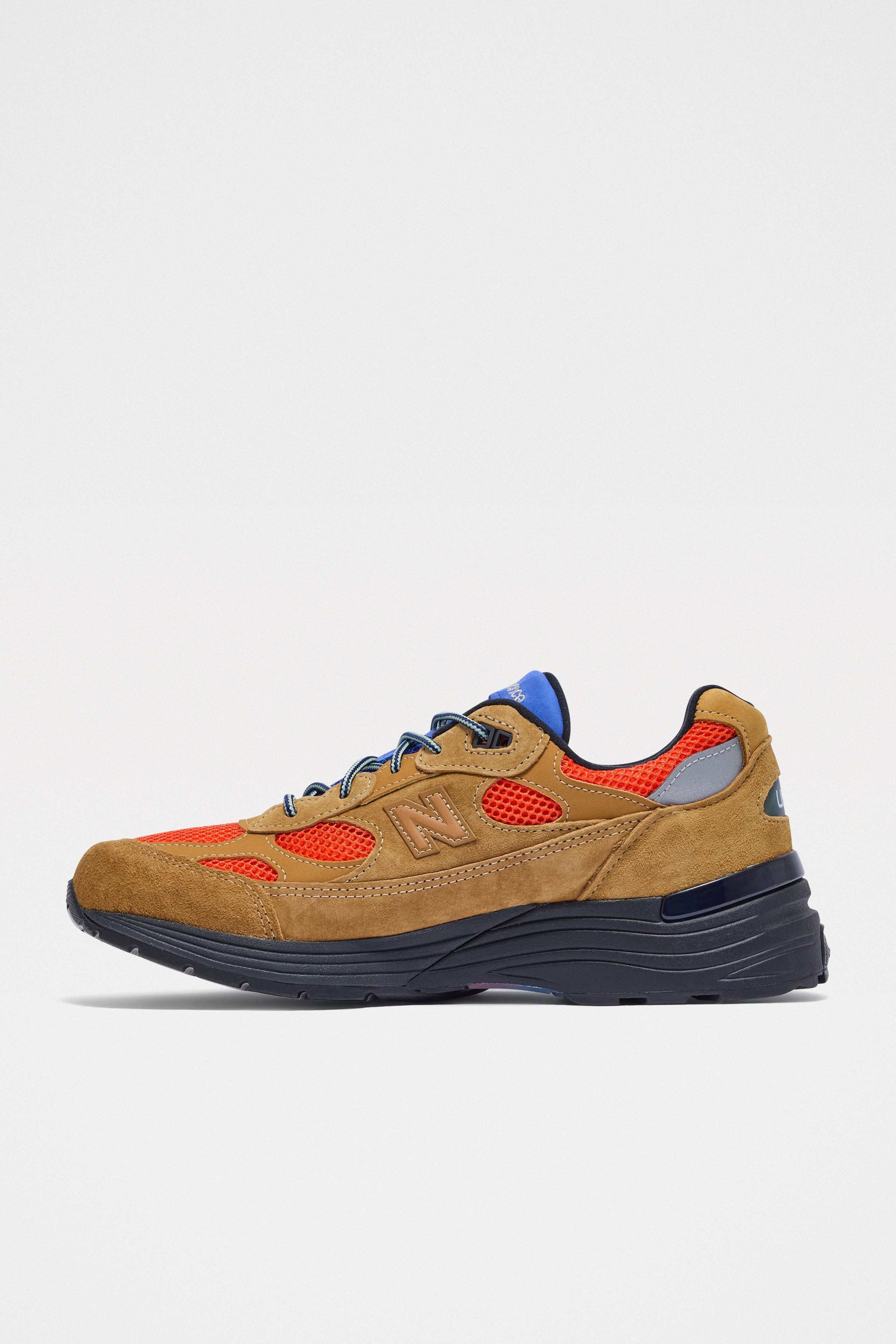 NEW BALANCE X ACTION BRONSON 992 GOLDEN BROWN / FLAME - 2