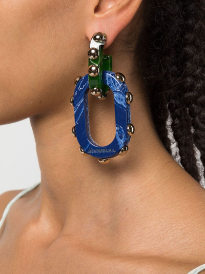 La DoubleJ Nefertiti double earring outlook