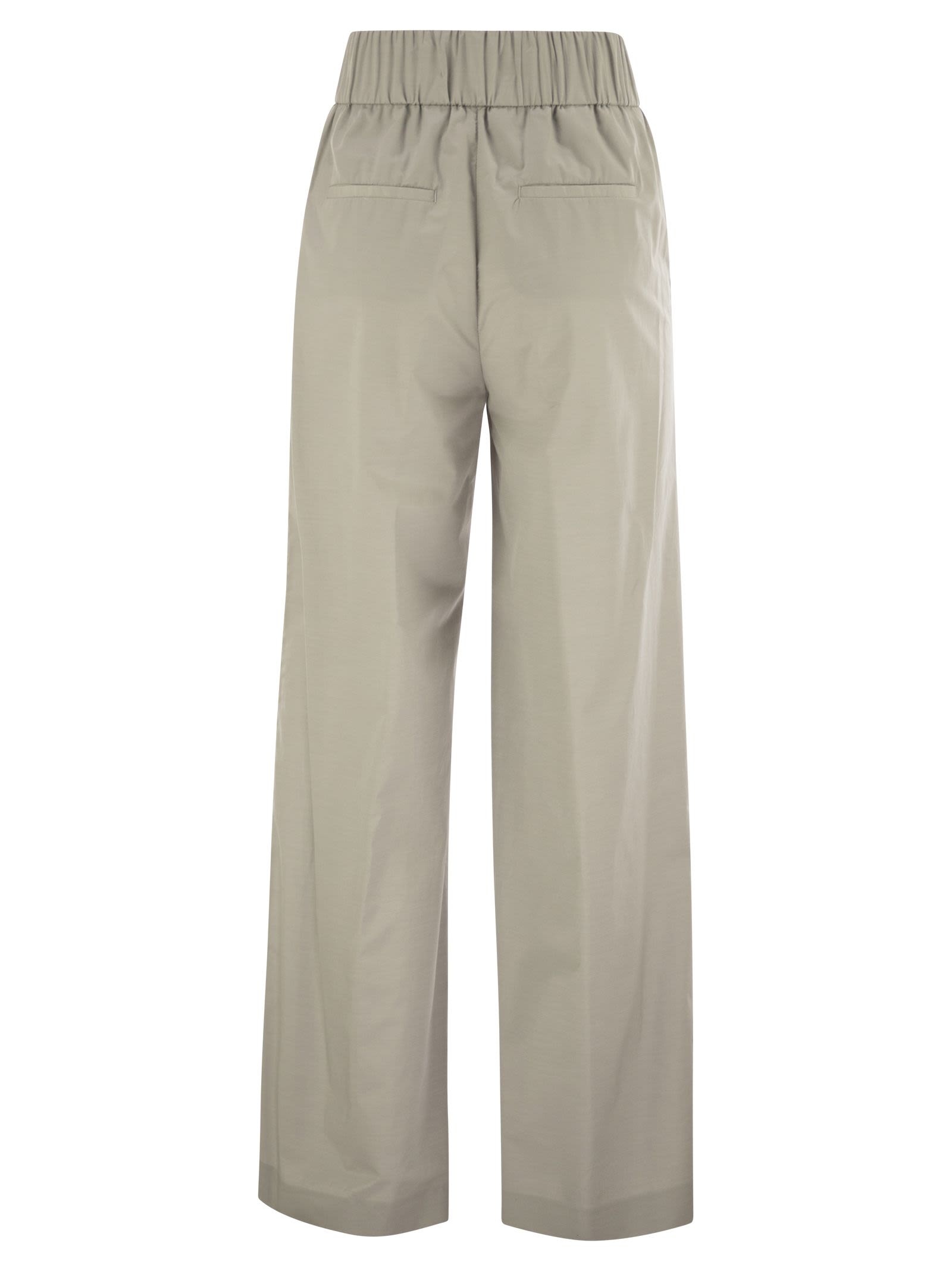 Peserico - Peserico Women Trousers In Lightweight Technical Cotton Canvas - 2