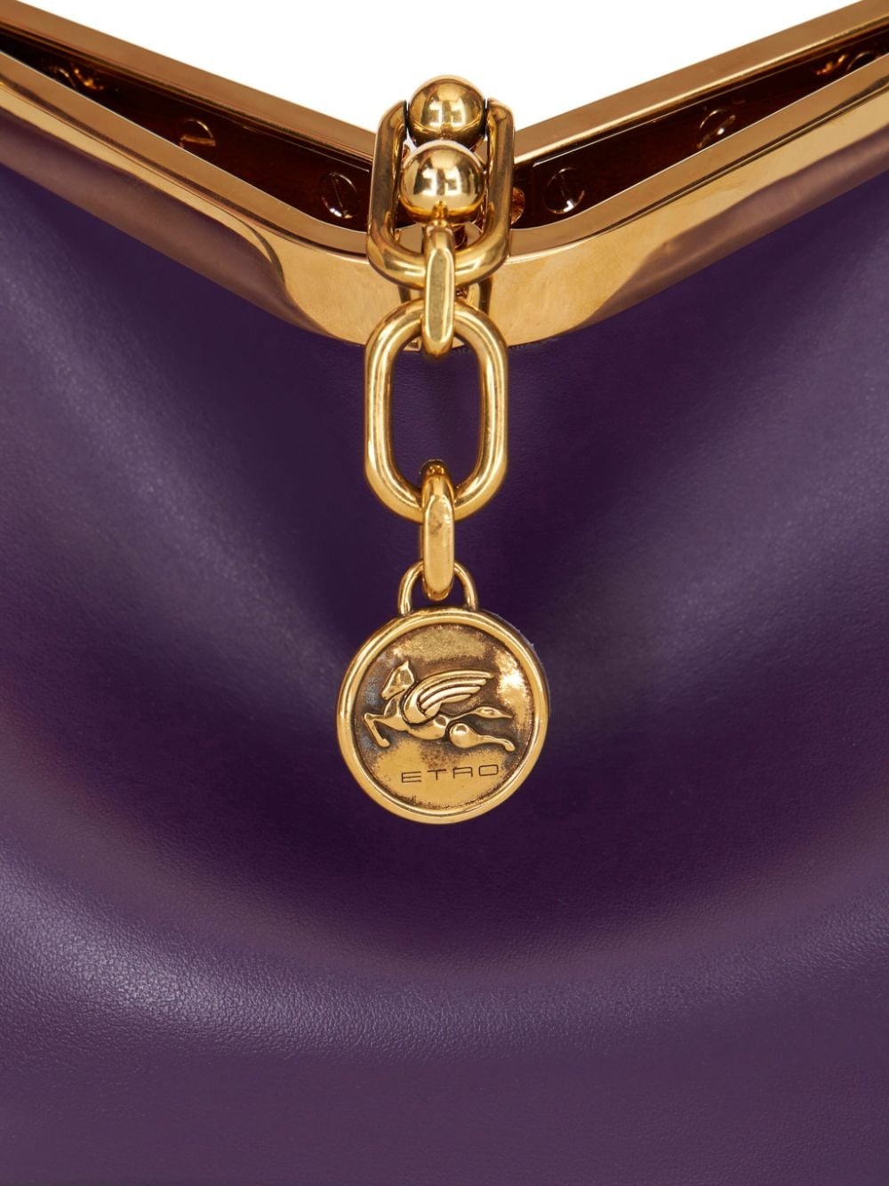 Vela leather shoulder bag - 5