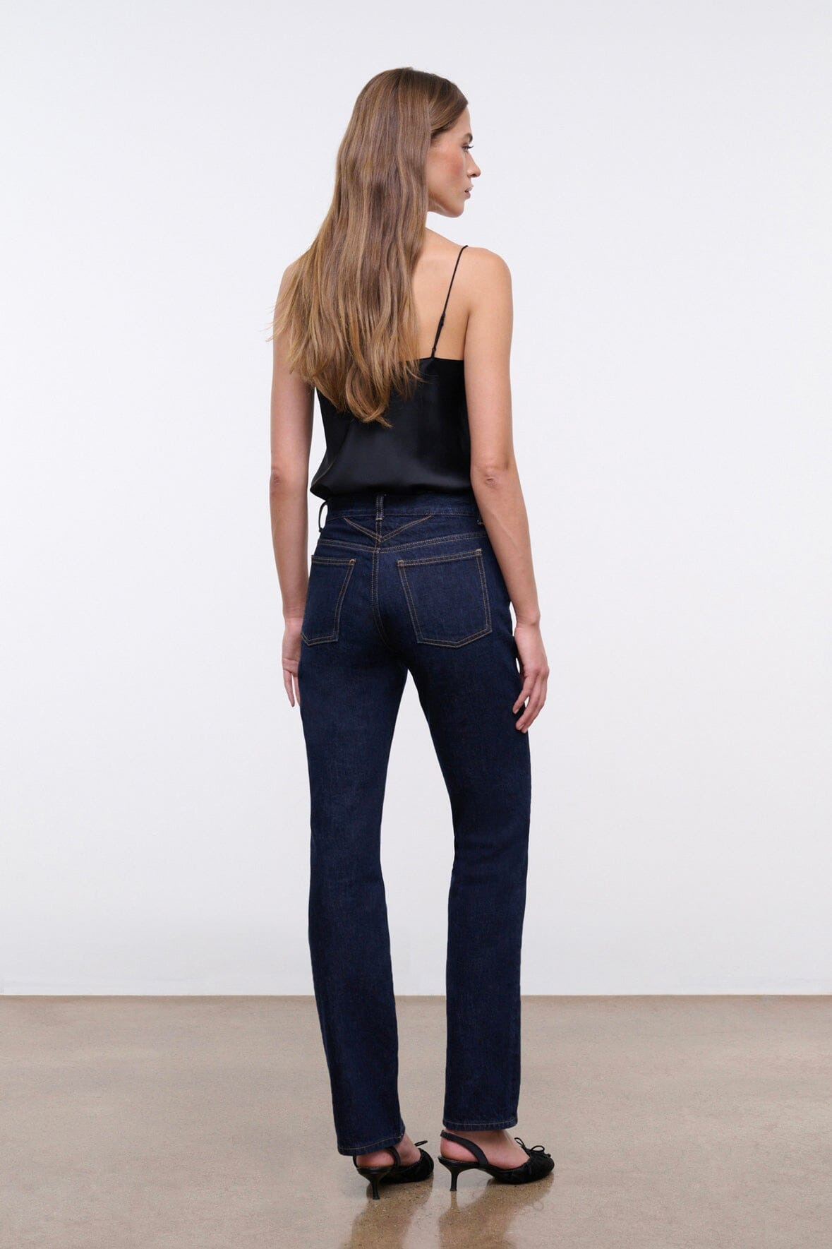 STAUD TEDDY STRAIGHT JEAN INDIGO - 4