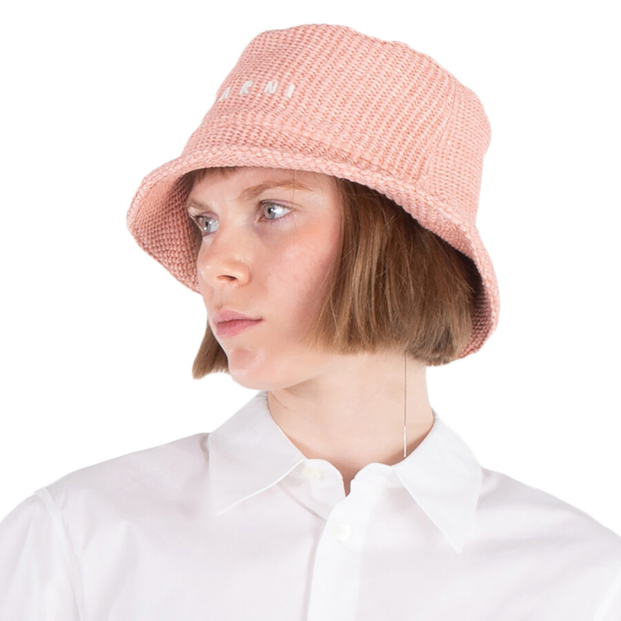 Marni Logo-Embroidered Cotton-Blend Bucket Hat - 2