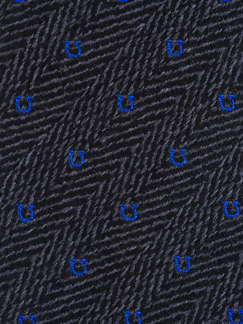 FERRAGAMO herringbone pattern tie outlook