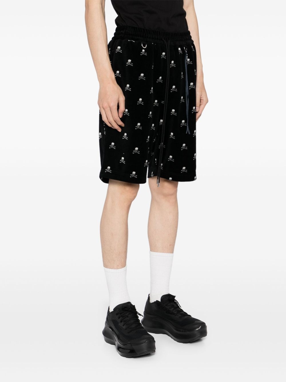 logo-print shorts - 3