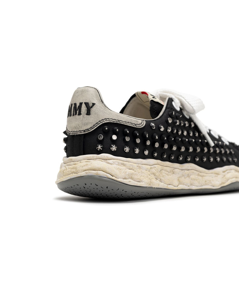 "CHARLES"OG Sole Studded Canvas Low-top Sneaker 12