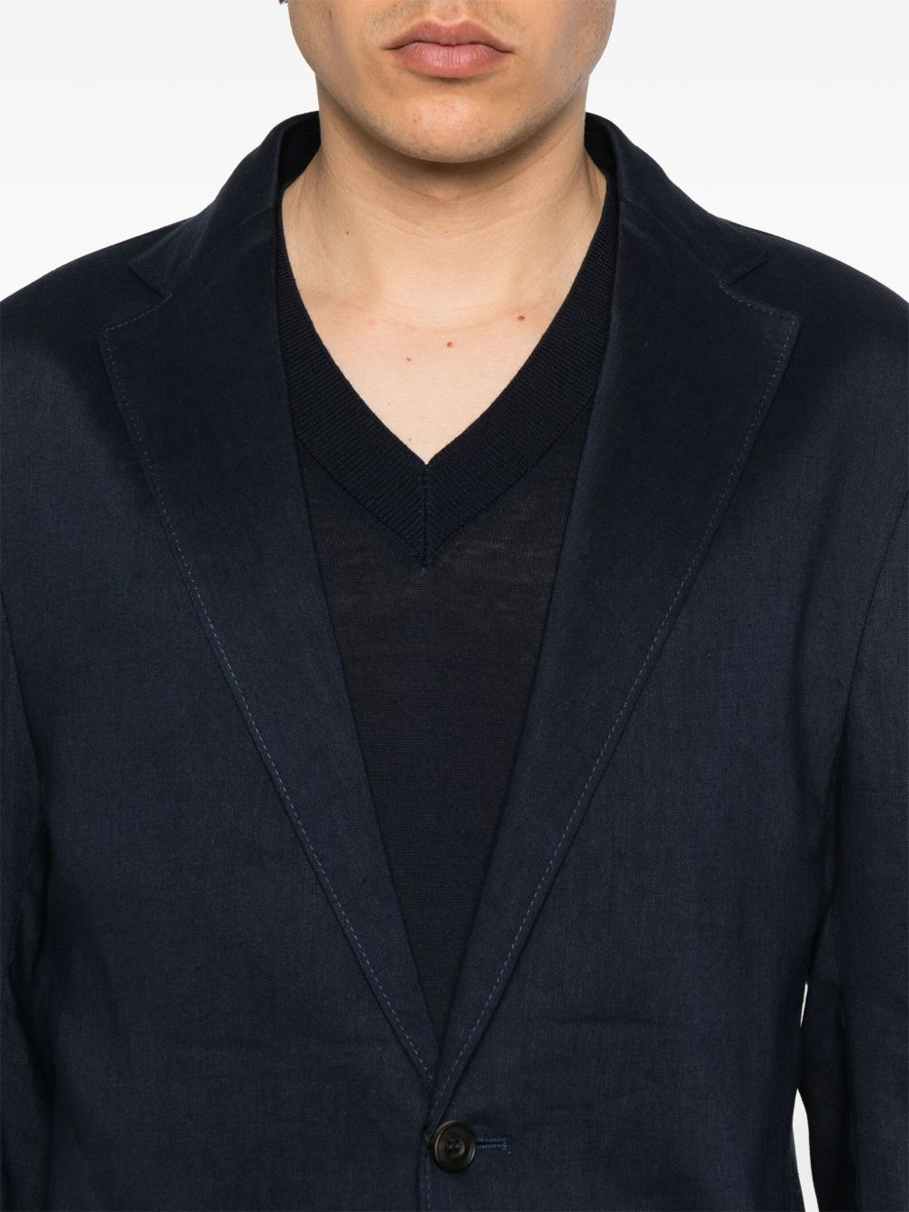 single-breasted blazer - 5