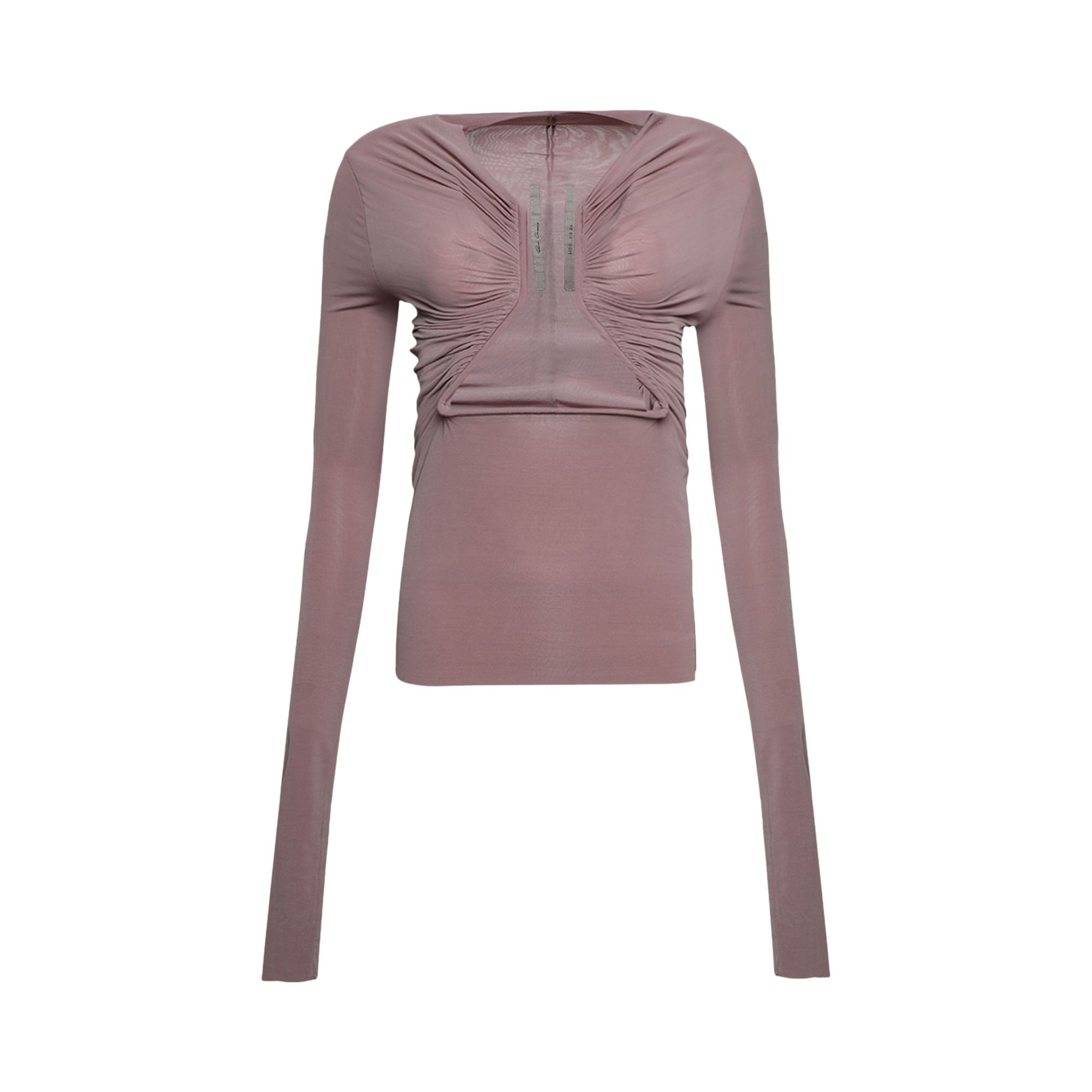 Rick Owens Long-Sleeve Prong T-Shirt 'Dusty Pink' - 1