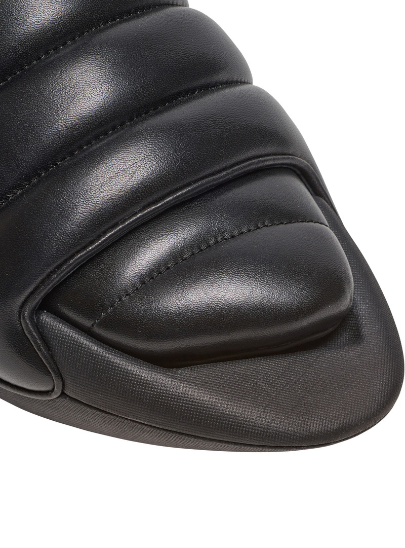 B-IT hight-top mules in quilted leather 6