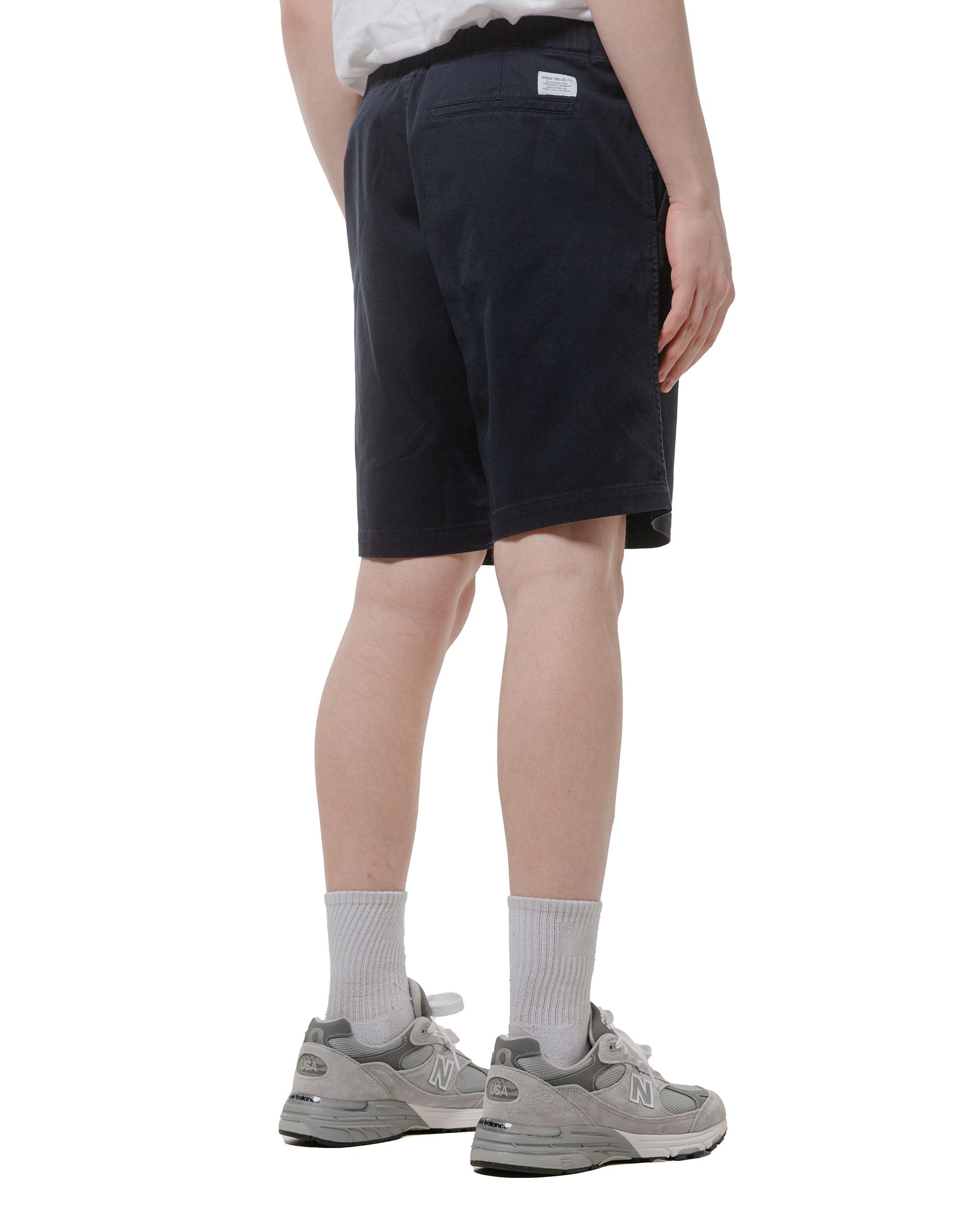 Ezra Stretch Twill Shorts Dark Navy - 3
