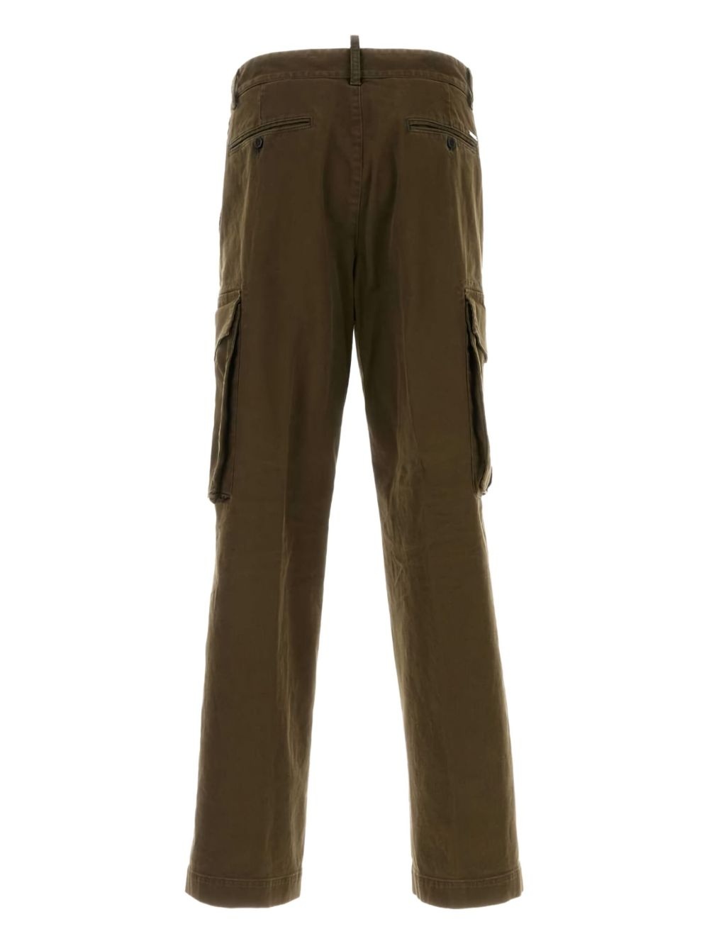 stretch-cotton trousers - 2