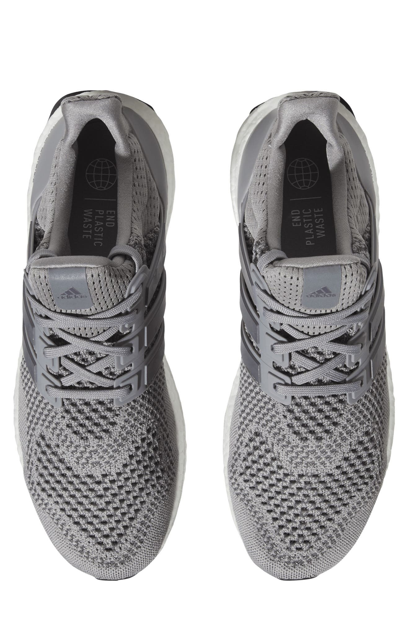 adidas Ultraboost 1.0 Running Sneaker in Grey/Core Black at Nordstrom - 4