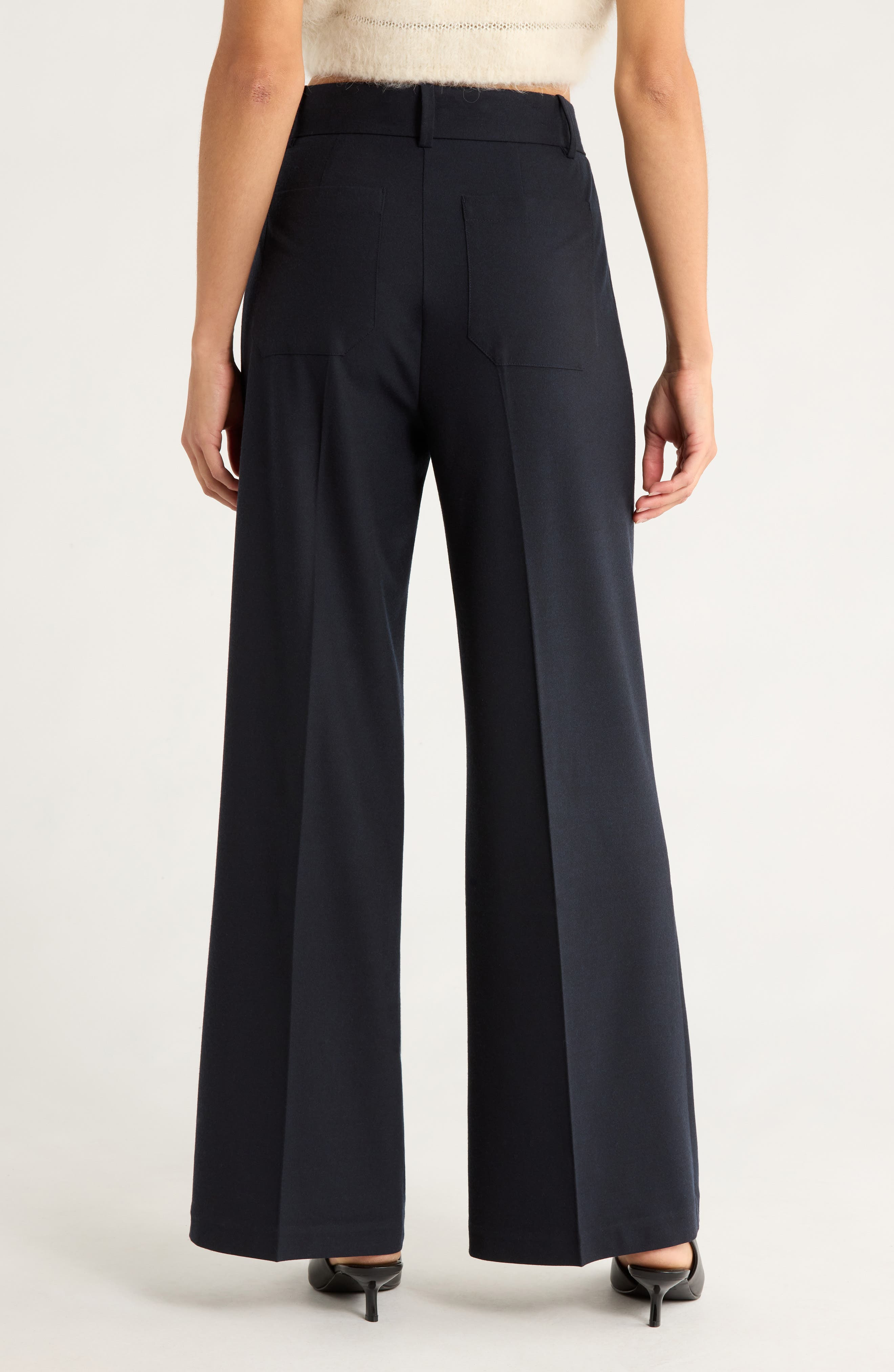 FRAME Modernist High Waist Pocket Pants in Dark Navy at Nordstrom - 2