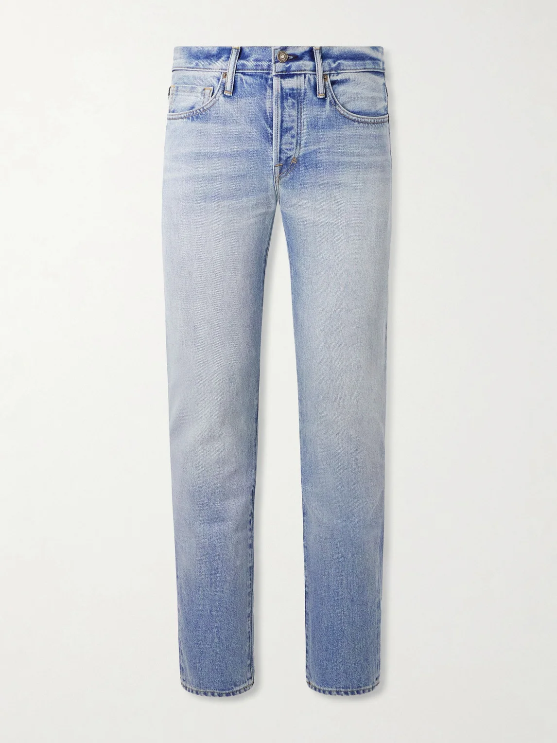 Slim-Fit Selvedge Jeans - 1