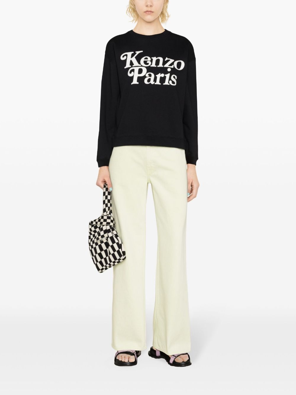 x Verdy flocked-logo sweatshirt - 2