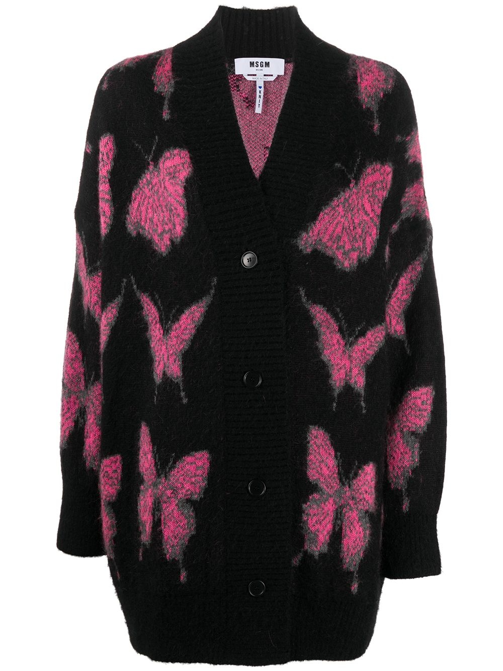 butterfly long cardigan - 1